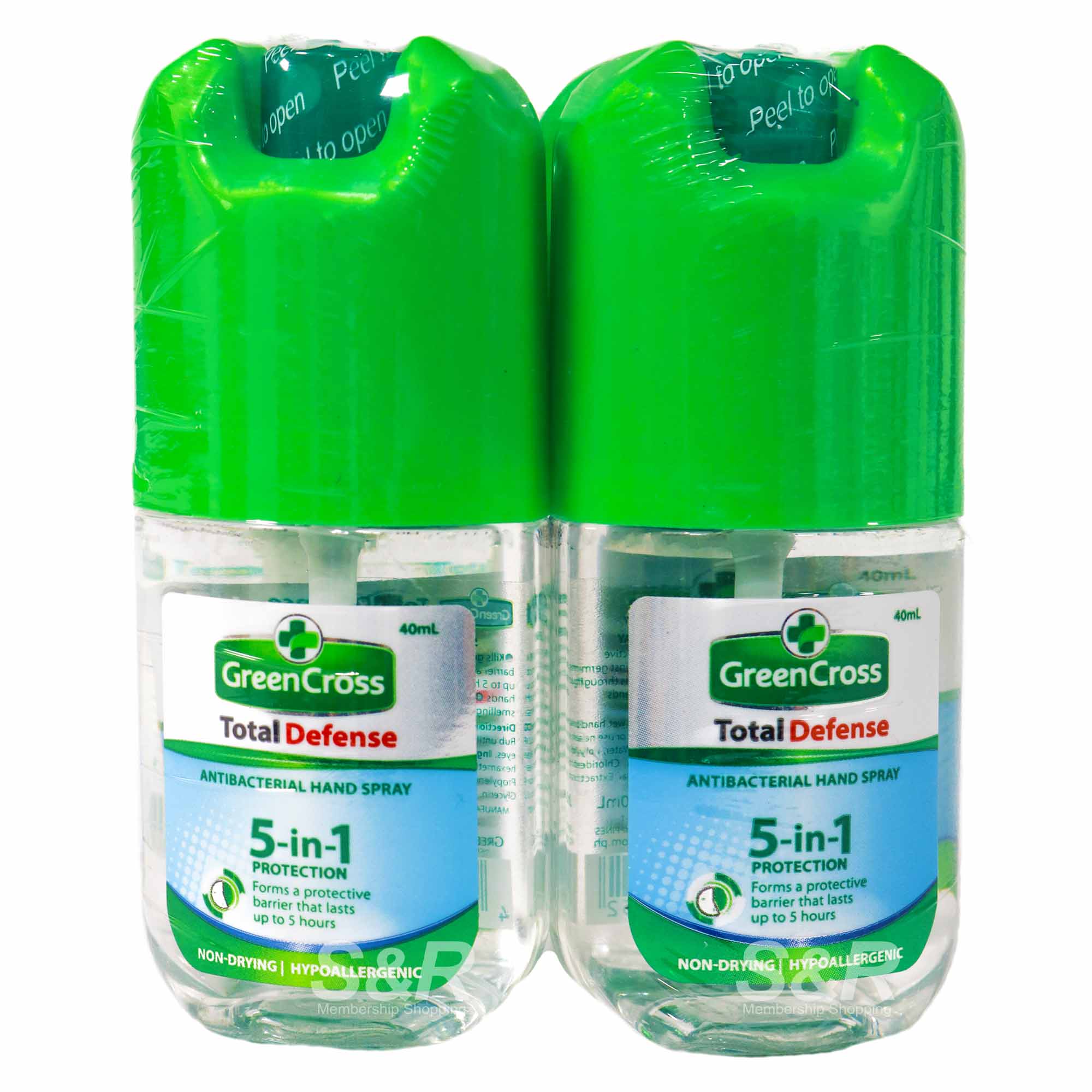 GreenCross Total Defense Antibacterial Hand Spray 4pcs